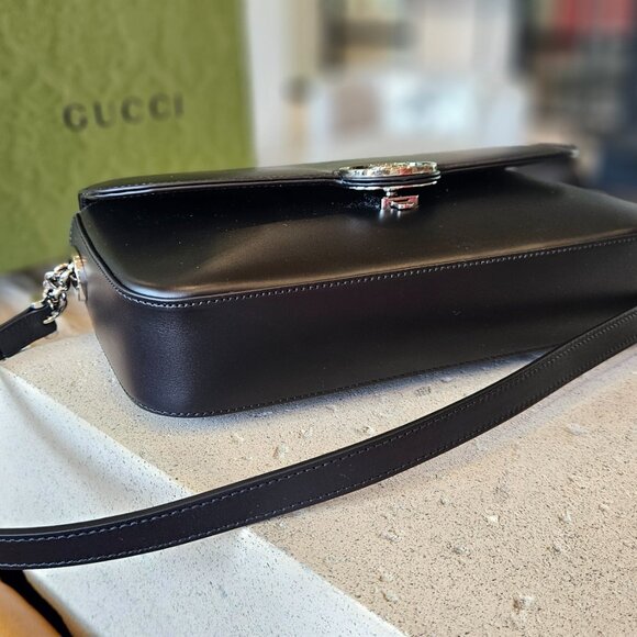 Petite GG mini shoulder bag  739722 AABSG 1000  U - Picture 10 of 11